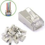 UGREEN Lot de 50 Cat 5e Connecteur RJ45 Ethernet Réseau Embout Fiche 8P8C pour Câble Réseau Cat 6 Cat 5e Cat 5