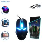 Souris Gaming Rgb Yelandar M70 Com Fio USB 3.0