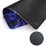 Tapis de Souris Gaming Tapis Souris avec Bord Cousu et Base en Caoutchouc Antidérapante, Surface Spéciale Texturée Résistant à Usure