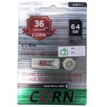 USB Flash Disque 2.0 64GB CORN, Clé USB des vitesses allant jusqu'à jusqu'à 150 Mo/s
