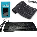 Clavier flexible en silicone - clavier USB Flexible Azerty - Interface USB