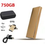 Mini disque dur SSD Portable - 750GB